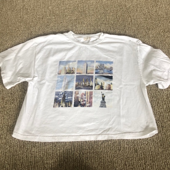 Brandy Cropped NYC Tee - Picture 1 of 2